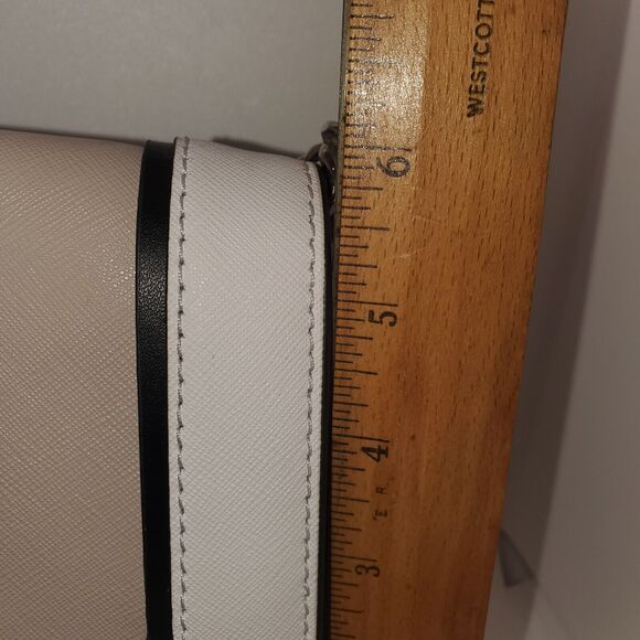 Kate Spade Cameron Crossbody Spectator Beige Cream Black 9 X 6.5 Inch Designer - Picture 14 of 16